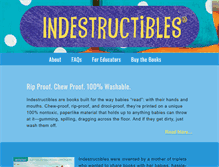 Tablet Screenshot of indestructiblesinc.com